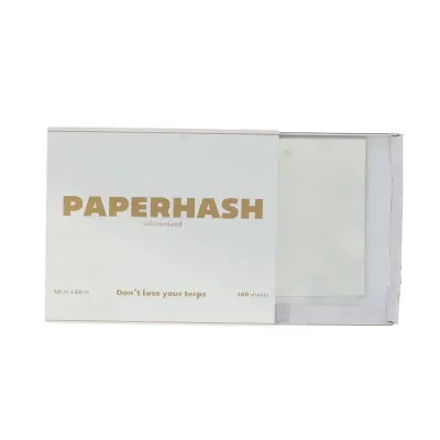 PAPERHASH Papel siliconizado 12 x 12 cm 100 hojas. Caja abierta