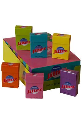 Jilter Classic Caja con 42 Filtros para cigarrillos de liar