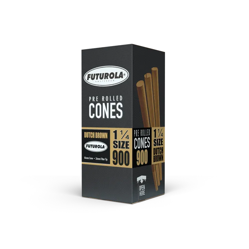 FUTUROLA CONE DUTCH BROWN  1 1/4 900 UNITS