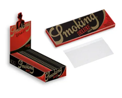 Rolling Paper SMOKING DELUXE 1 1/4. 25 Booklets 50 Leaves