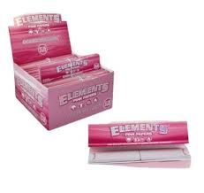 ROLLING PAPER ELEMENTS PINK CONNOISSEUR KING SIZE SLIM DISPLAY 24 UNIDADES