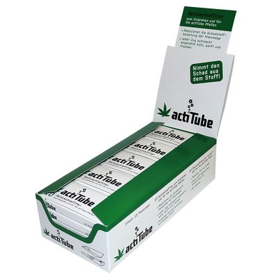 ActiTube activated carbon filters. 25 x 10 filters display