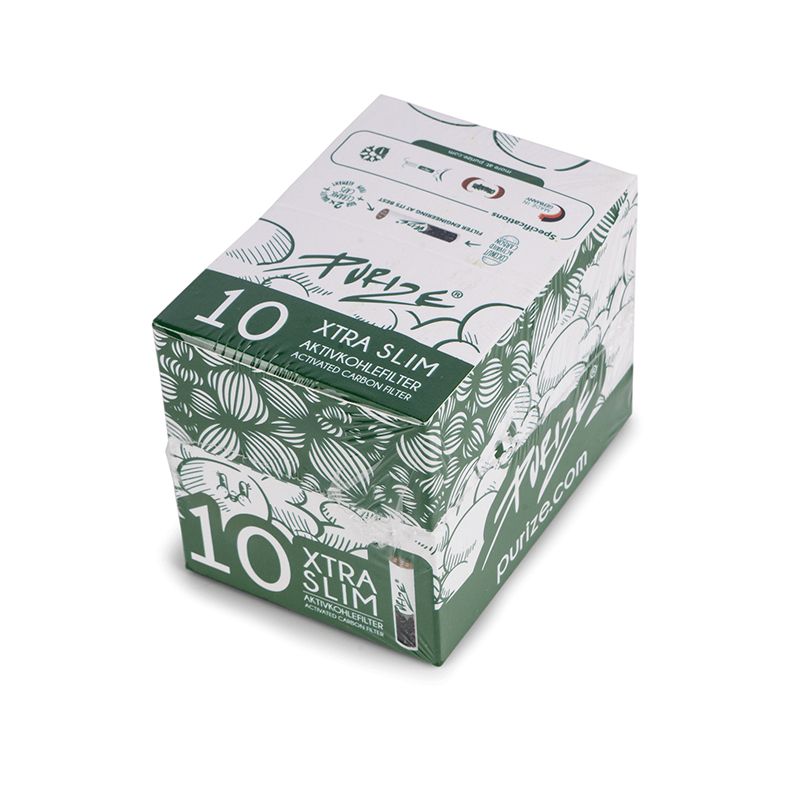 Filtros Purize xtra slim Size 10 unidades caja pack de 20