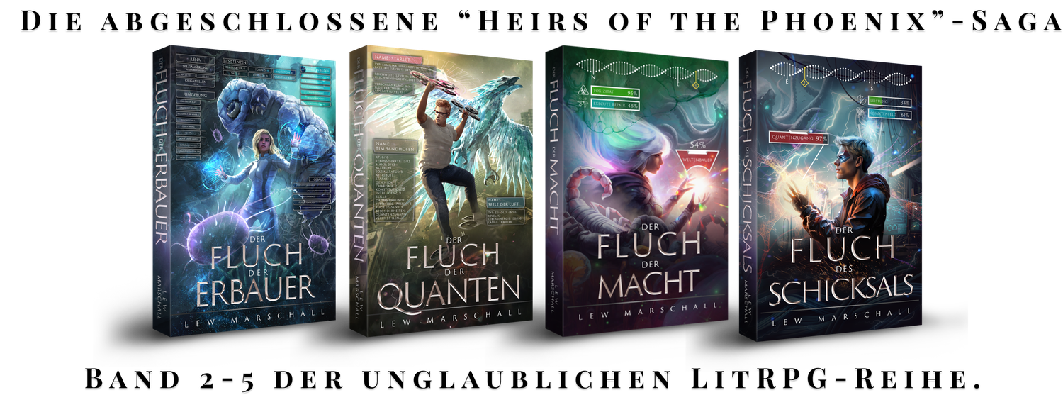 Heirs of the Phoenix Bundle – Band 2 - 5 – Fünf LitRPG Romane (Hardcover)