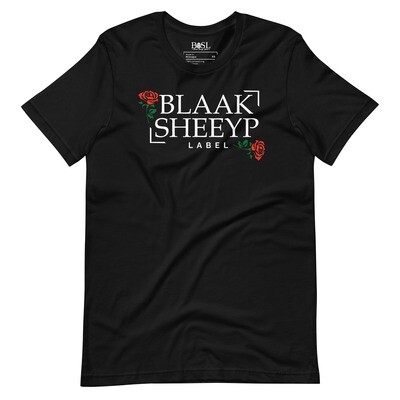 BLAAK SHEEYP LABEL SHEEYPS AND ROSES (AWASSI) T SHIRT COLLECTION (BLACK)