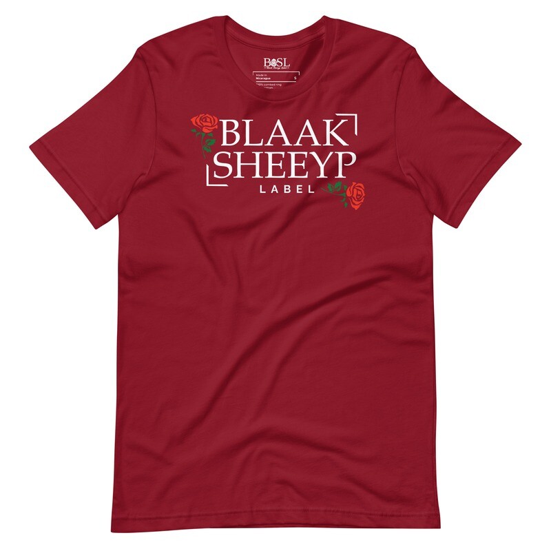 Awassi Premium T-Shirt | BLAAK SHEEYP LABEL (CARDINAL)