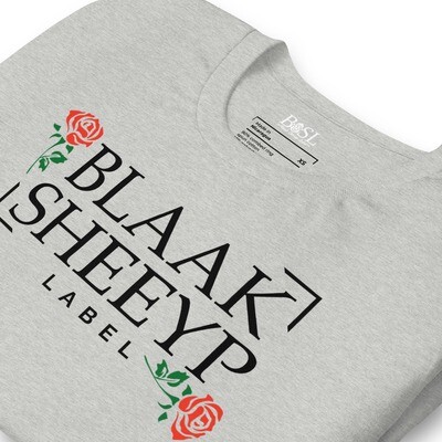 BLAAK SHEEYP LABEL SHEEYPS AND ROSES (AWASSI) T SHIRT COLLECTION (GREY)