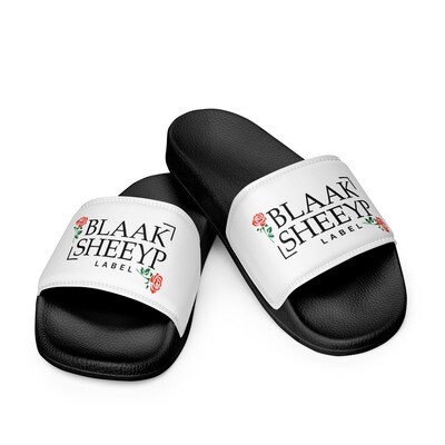 WOMEN&#39;S BLAAK SHEEYP LABEL (AWASSI) SLIDES (WHITE)