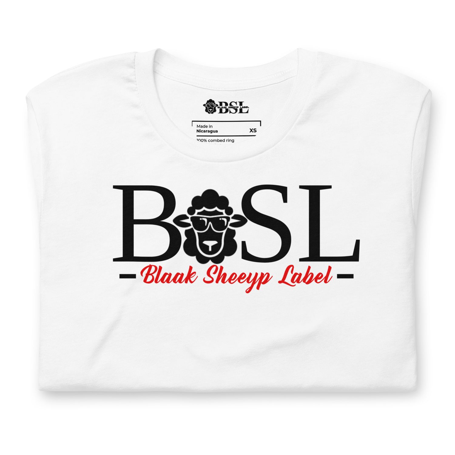 BLAAK SHEEYP LABEL (MARCO POLO) T SHIRT COLLECTION (WHITE)