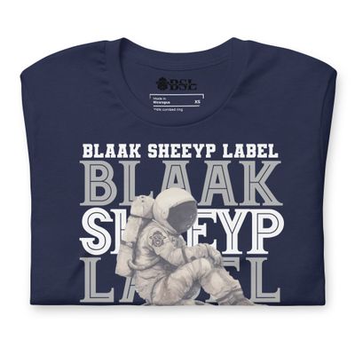 BLAAK SHEEYP LABEL (TARGHEE) T SHIRT COLLECTION (NAVY)