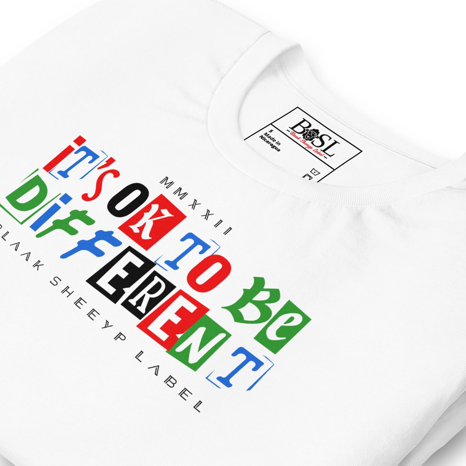 BLAAK SHEEYP LABEL (SOUTH DOWN) T SHIRT COLLECTION  FRONT/BACK