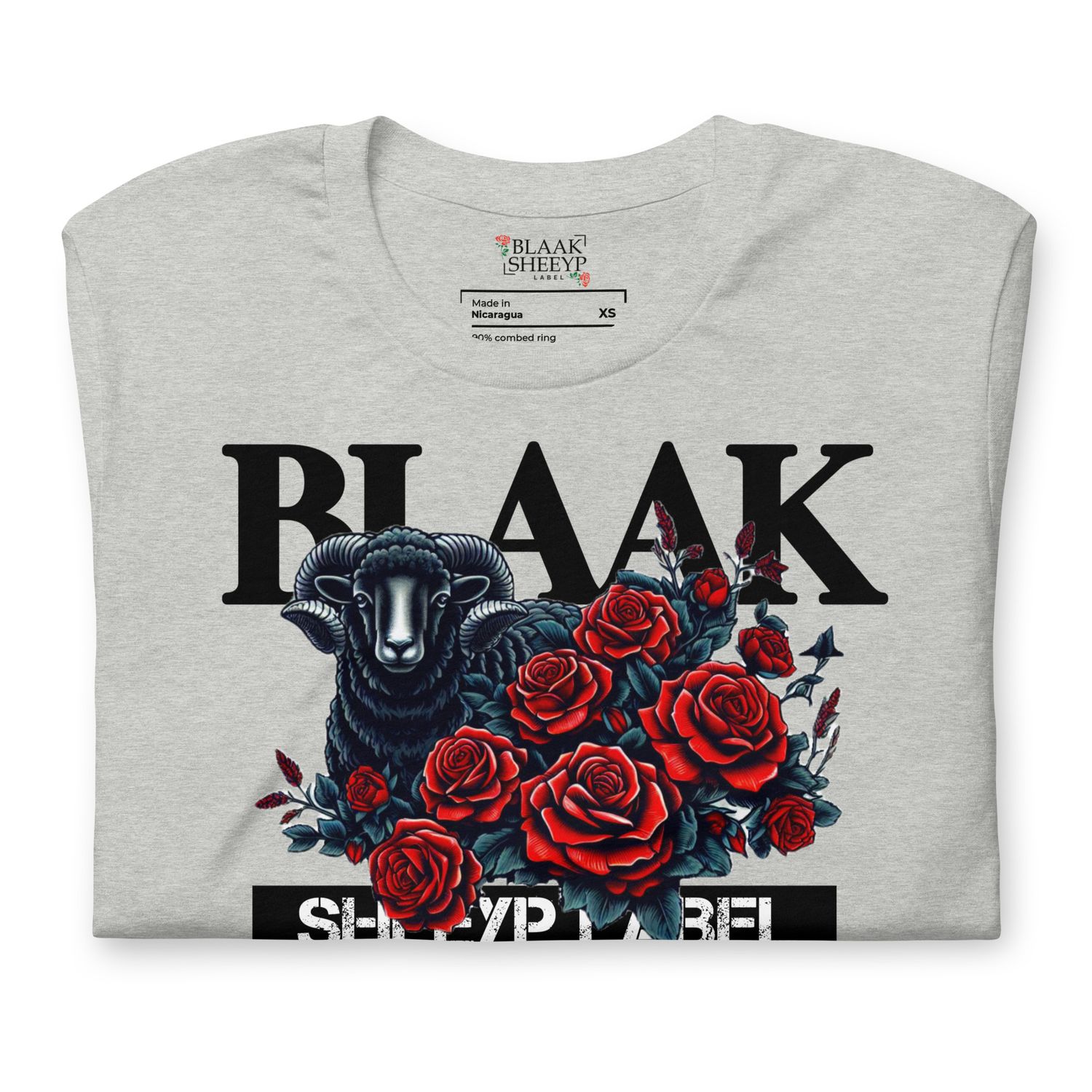 BLAAK SHEEYP LABEL (SHETLAND) T SHIRT COLLECTION (GREY)