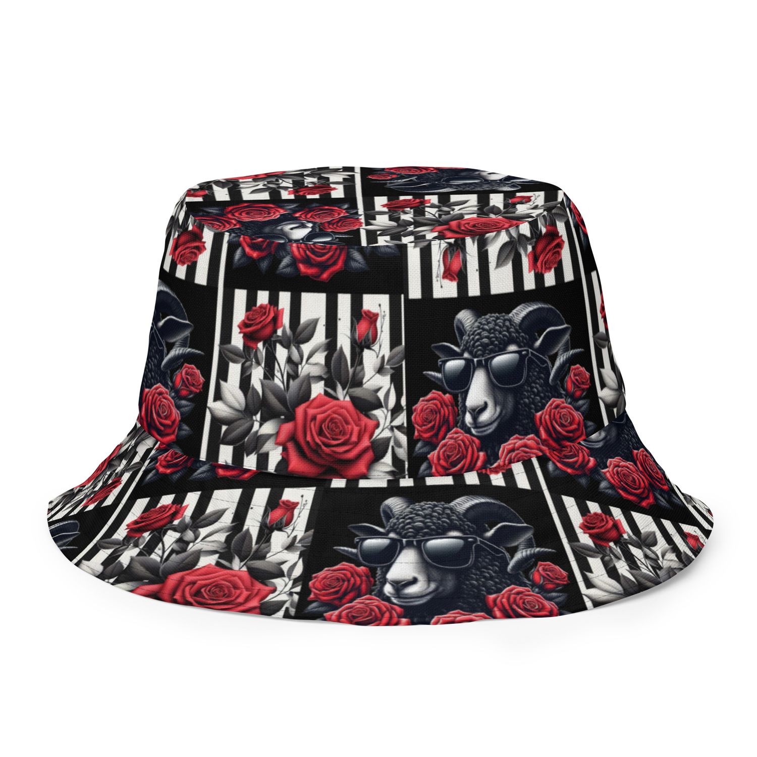 BLAAK SHEEYP LABEL BUCKET HAT (SANTA CRUZ) COLLECTION (REVERSIBLE) EMBROIDERY