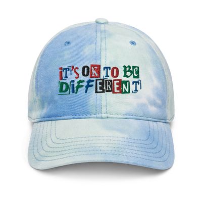 BLAAK SHEEYP LABEL TIE DYE HAT (SOUTH DOWN) COLLECTION EMBROIDERY
