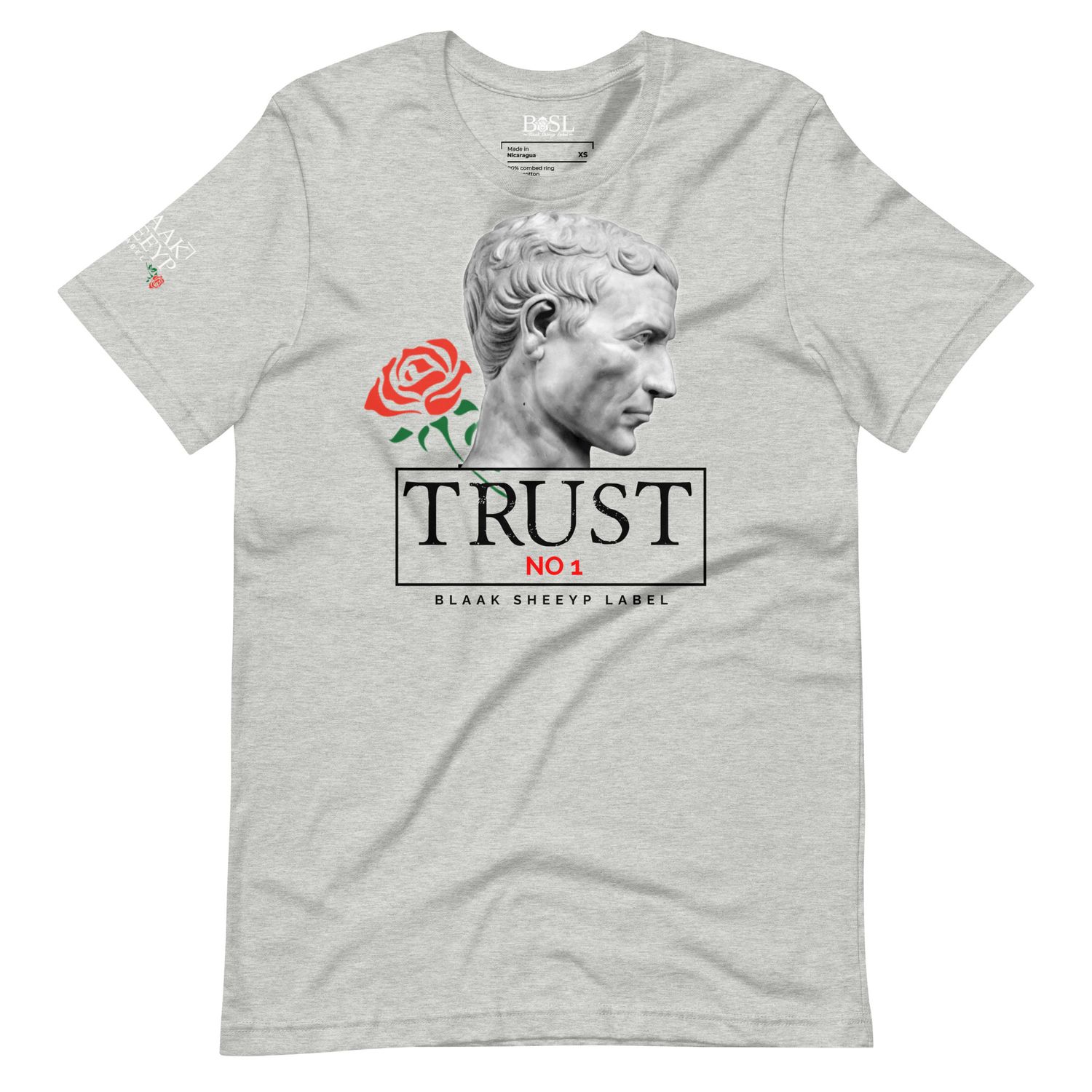 BLAAK SHEEYP LABEL TRUST NO 1 (MERINO) T SHIRT COLLECTION (GREY)