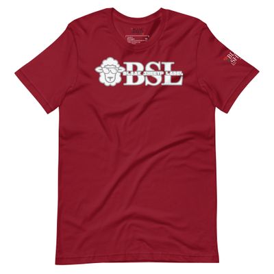BLAAK SHEEYP LABEL (ROMNEY) T SHIRT COLLECTION (CARDINAL)