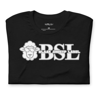 BLAAK SHEEYP LABEL (ROMNEY) T SHIRT COLLECTION (BLACK)