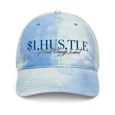 BLAAK SHEEYP LABEL TIE DYE HAT ($I,HUS,TLE) COLLECTION EMBROIDERY