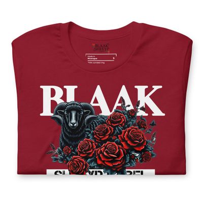 BLAAK SHEEYP LABEL (SHETLAND) T SHIRT COLLECTION (CARDINAL)
