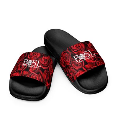 WOMEN&#39;S BLAAK SHEEYP LABEL (ROMNEY) SLIDES (RED)