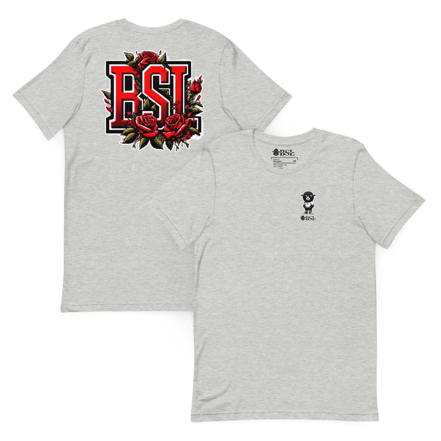 BLAAK SHEEYP LABEL (QUESSANT) T SHIRT COLLECTION (GREY)