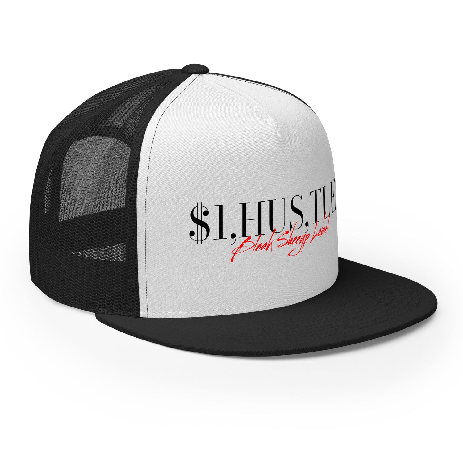 BLAAK SHEEYP LABEL TRUCKER CAP (I$I,HUS,TLE) COLLECTION