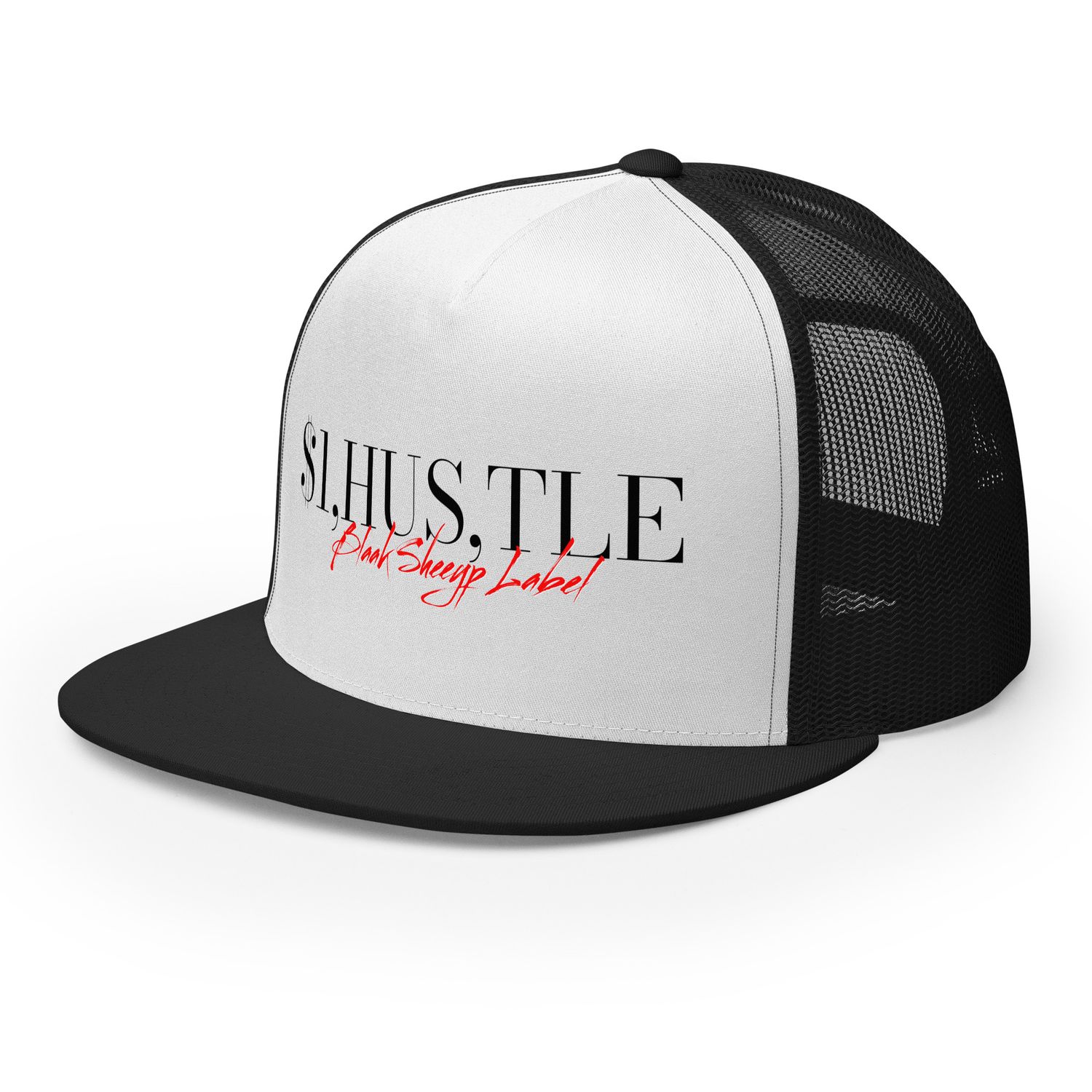 BLAAK SHEEYP LABEL TRUCKER CAP (I$I,HUS,TLE) COLLECTION