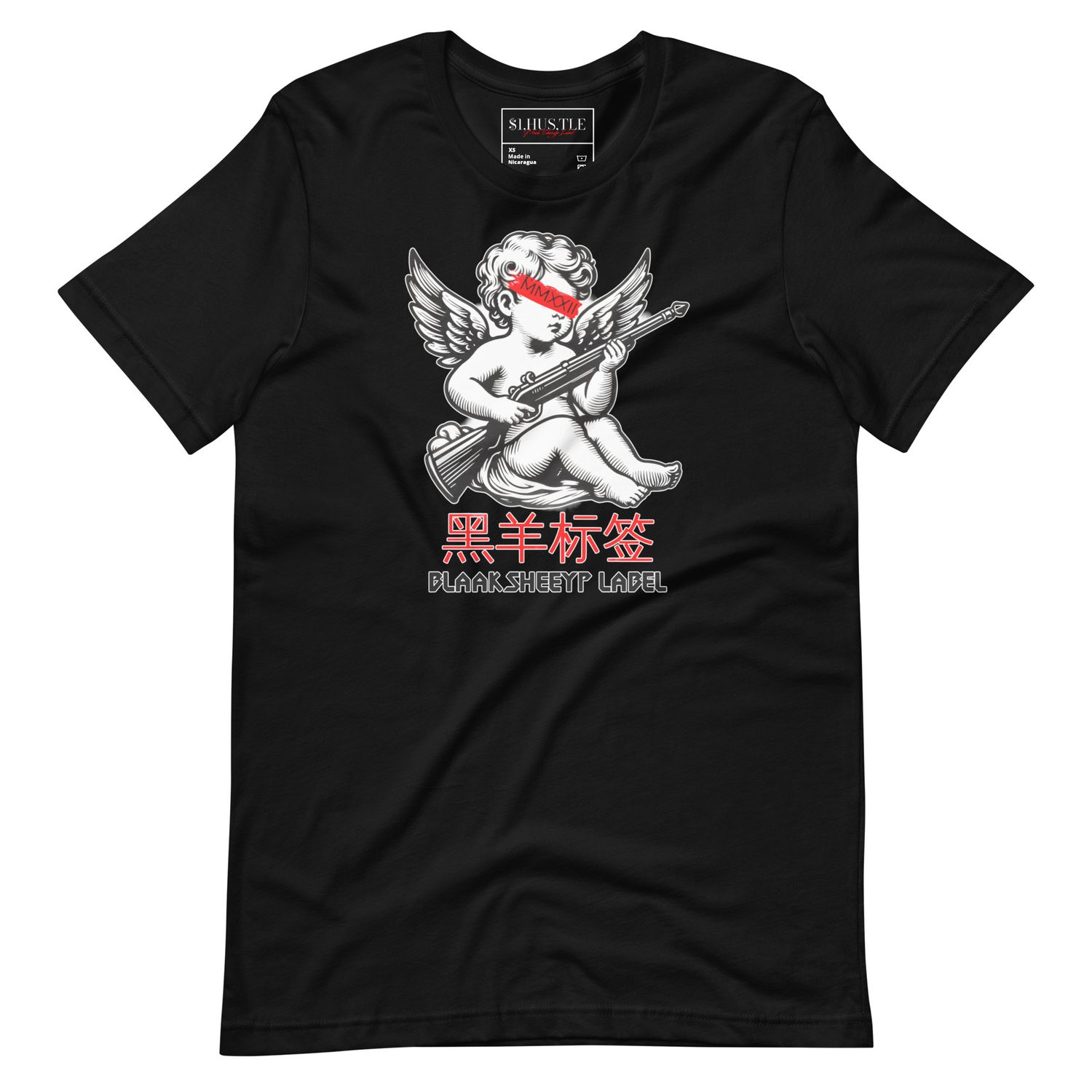 BLAAK SHEEYP LABEL (GUARDIAN SHEEYP) T SHIRT COLLECTION (BLACK)