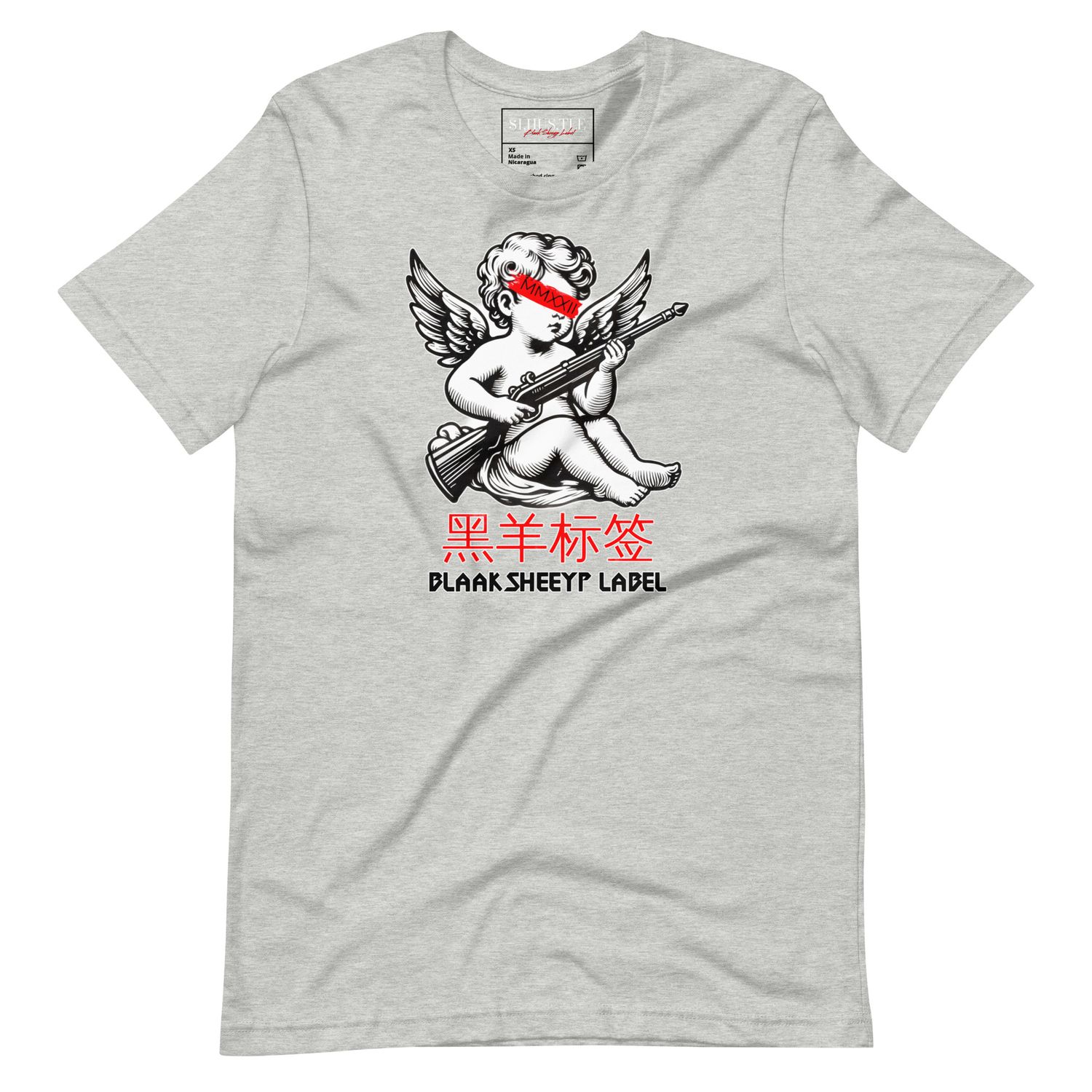 BLAAK SHEEYP LABEL (GUARDIAN SHEEYP) T SHIRT COLLECTION (GREY)