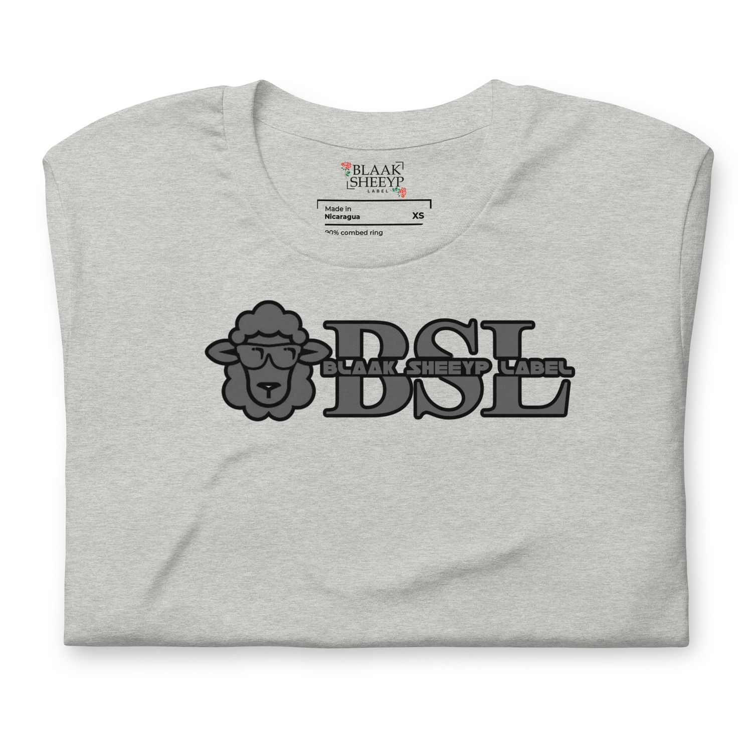 BLAAK SHEEYP LABEL (ROMNEY) T SHIRT COLLECTION (GREY)