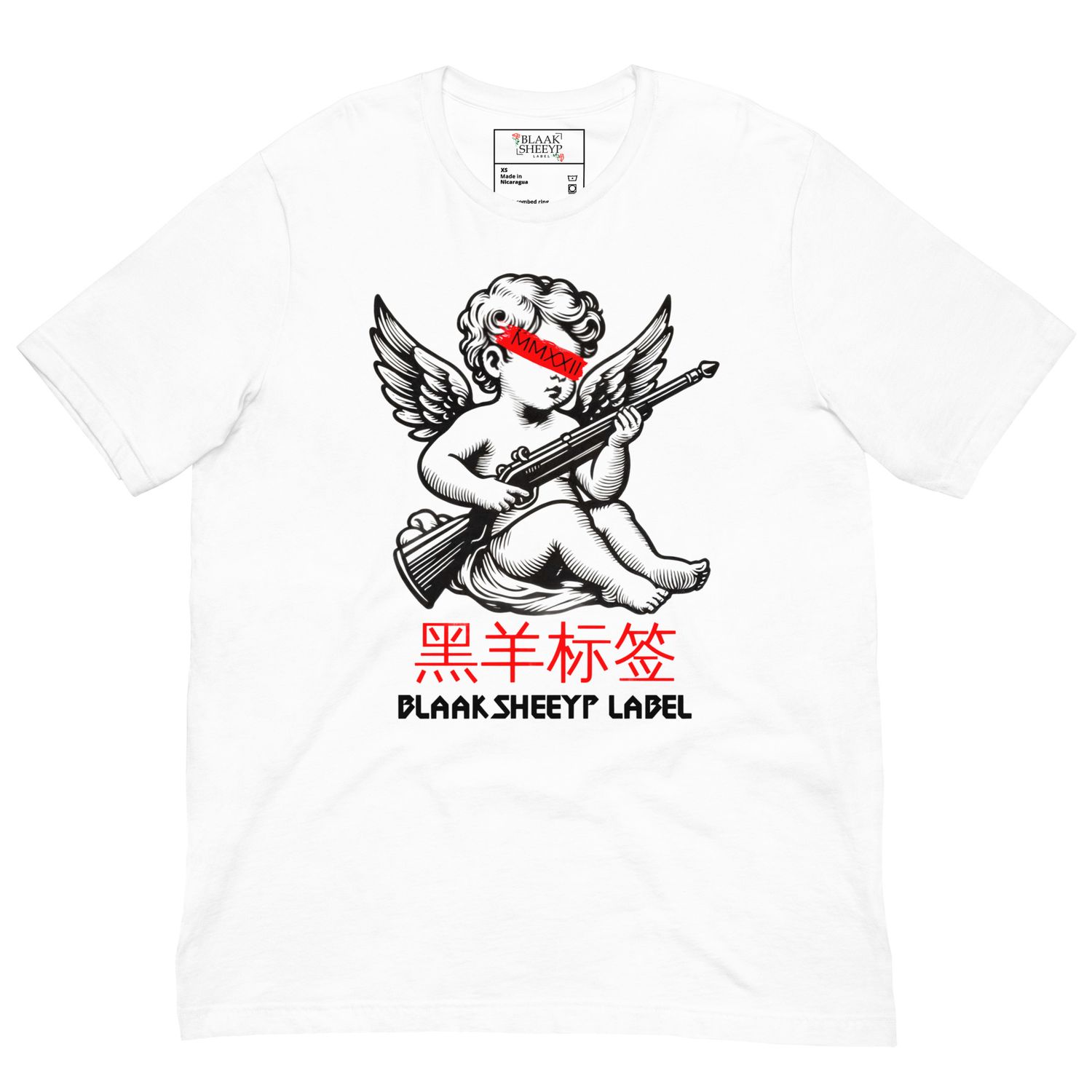 BLAAK SHEEYP LABEL (GUARDIAN SHEEYP) T SHIRT COLLECTION (WHITE)