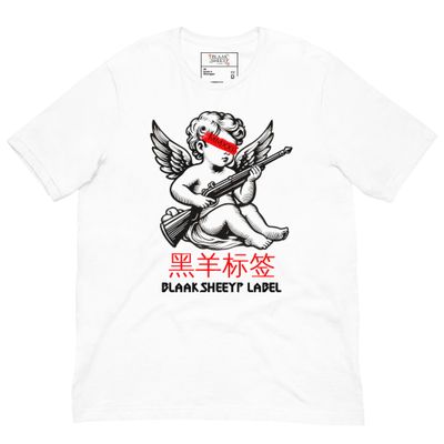 BLAAK SHEEYP LABEL (GUARDIAN SHEEYP) T SHIRT COLLECTION (WHITE)