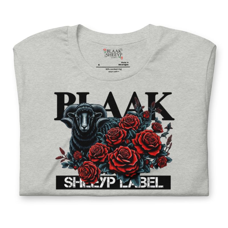 Shetland Premium T-Shirt | BLAAK SHEEYP LABEL (GREY)