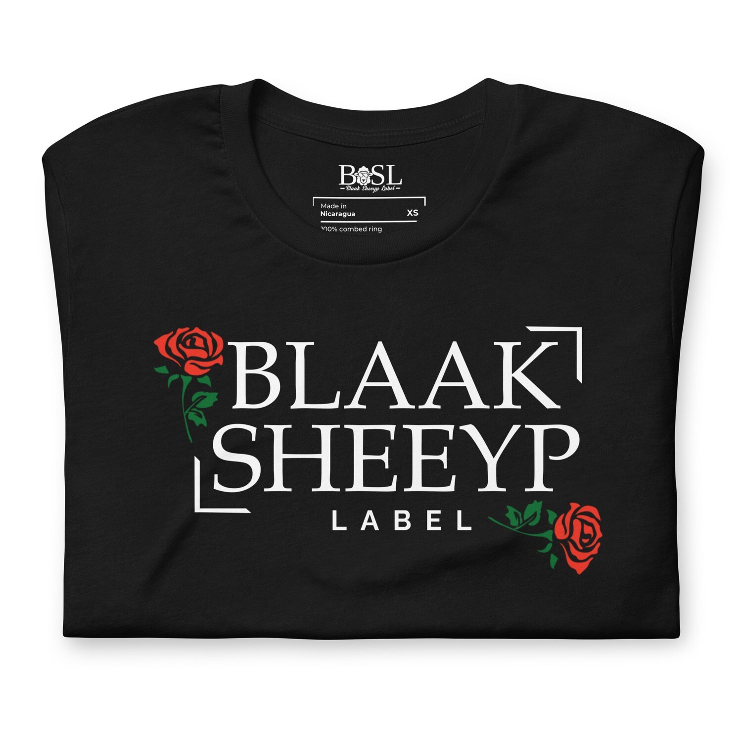Awassi Premium T-Shirt | BLAAK SHEEYP LABEL (BLACK)