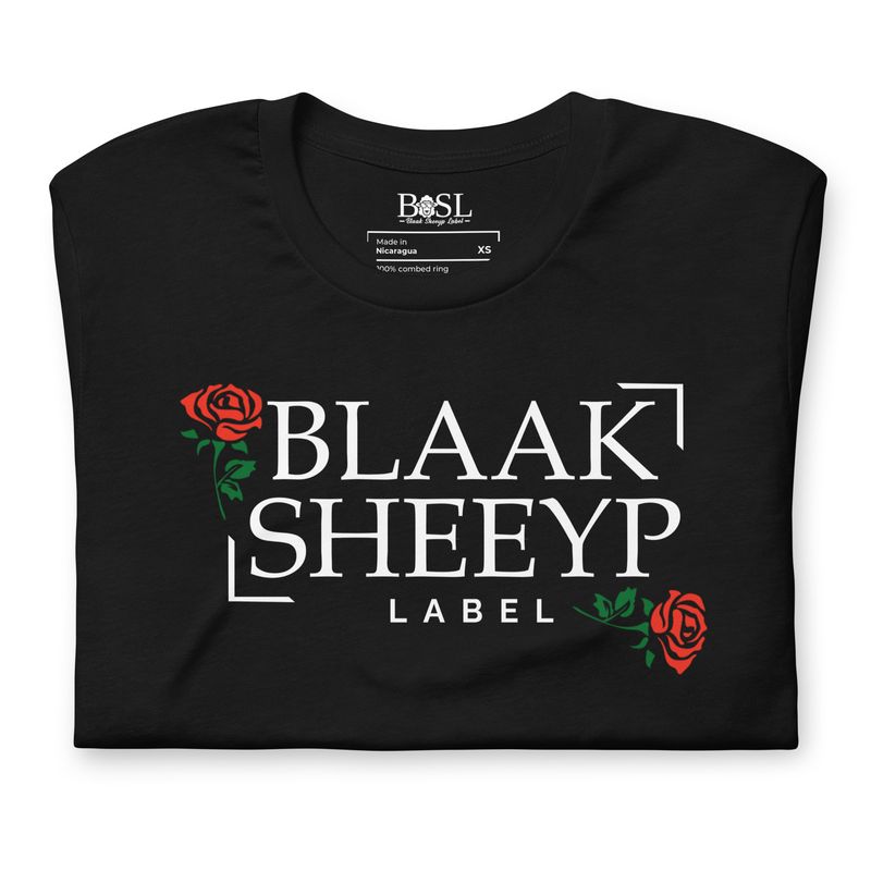 AWASSI Premium T-Shirt | BLAAK SHEEYP LABEL (BLACK)