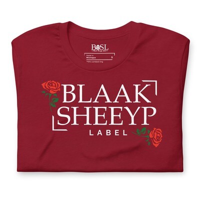 Awassi Premium T-Shirt | BLAAK SHEEYP LABEL (CARDINAL)