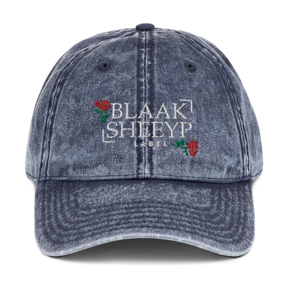 AWASSI Vintage Cap | BLAAK SHEEYP LABEL  (EMBROIDERY)