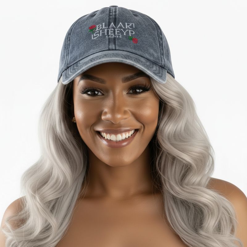 AWASSI Vintage Cap | BLAAK SHEEYP LABEL  (EMBROIDERY)