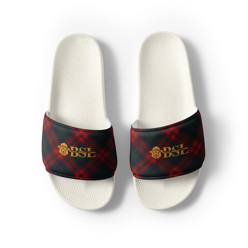 ROMNEY Premium Men’s Slides | BLAAK SHEEYP LABEL  (WHITE)