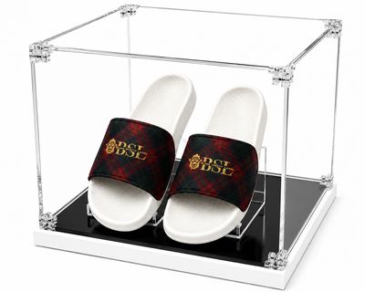 ROMNEY Premium Men’s Slides | BLAAK SHEEYP LABEL  (WHITE)