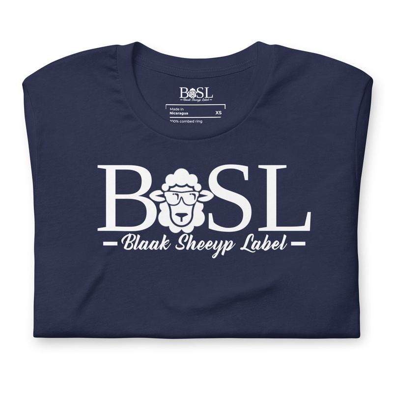 Marco Polo Premium T-Shirt | BLAAK SHEEYP LABEL  (NAVY)