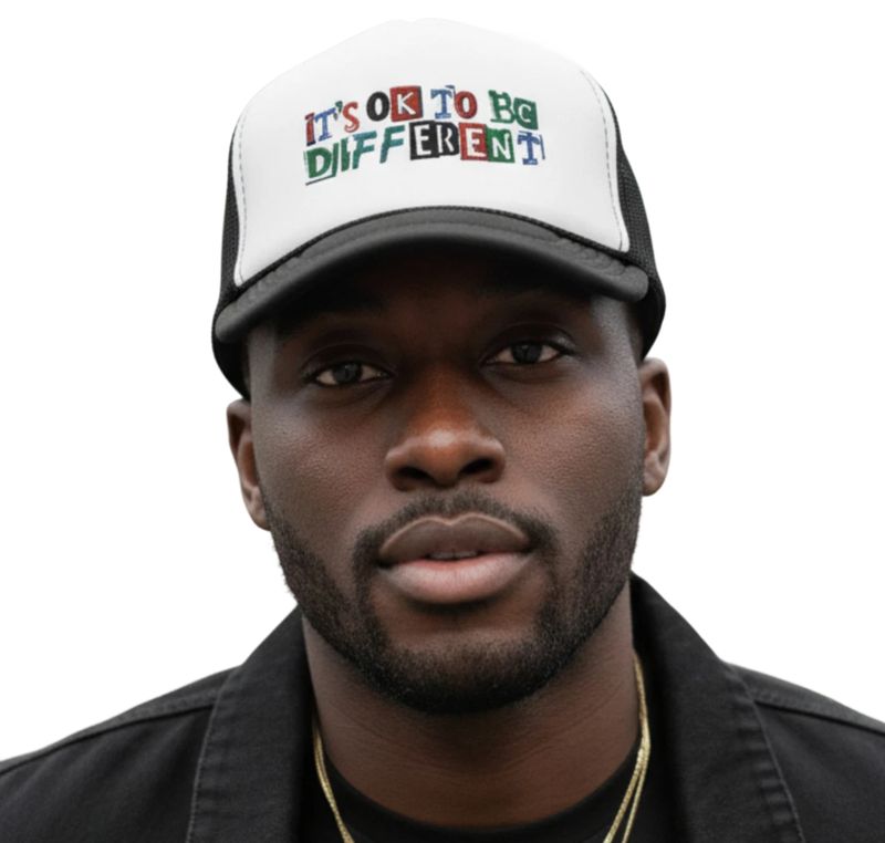 SOUTHDOWN Foam Trucker Hat | BLAAK SHEEYP LABEL (WHITE) EMBROIDERY