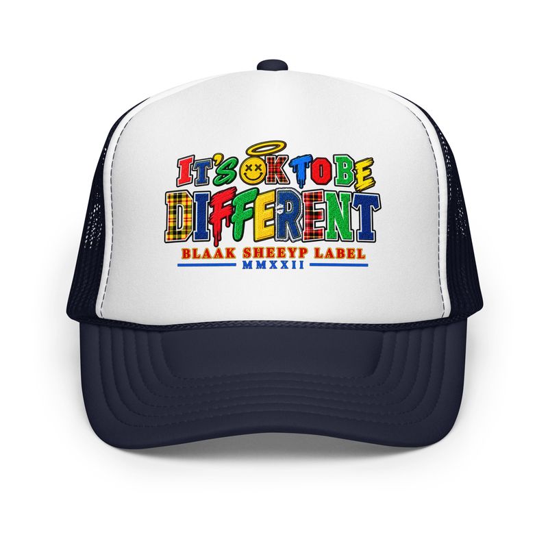 SOUTHDOWN Foam Trucker Hat | BLAAK SHEEYP LABEL (NAVY)