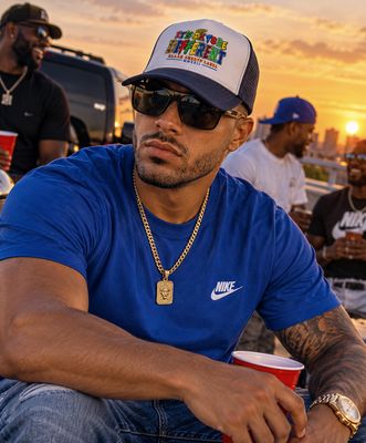 SOUTHDOWN Foam Trucker Hat | BLAAK SHEEYP LABEL (NAVY)