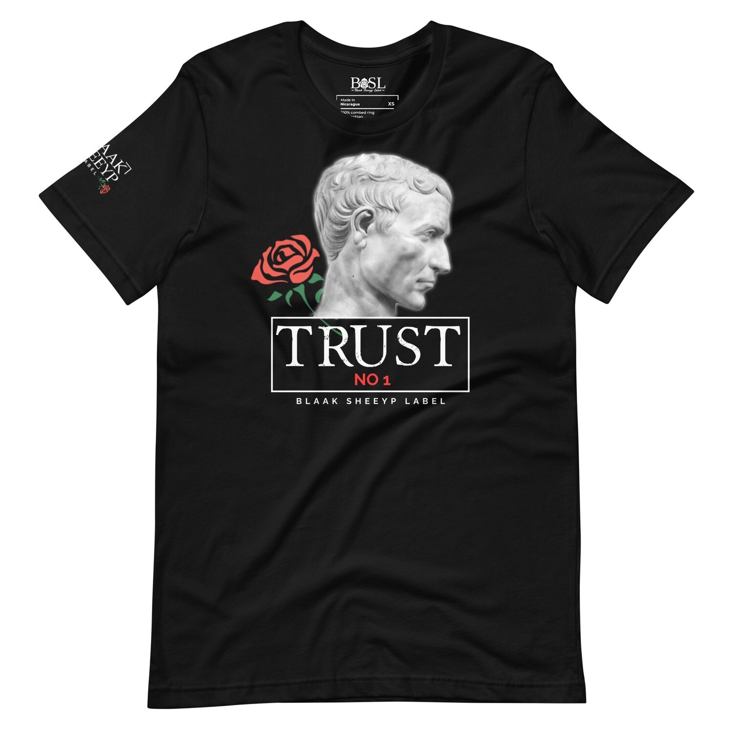 Merino Premium T-Shirt | BLAAK SHEEYP LABEL (BLACK)