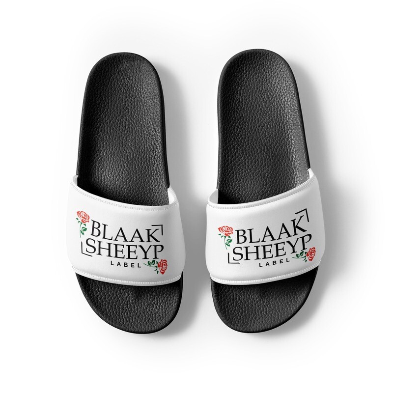 AWASSI Premium Women’s Slides | BLAAK SHEEYP LABEL (WHITE)