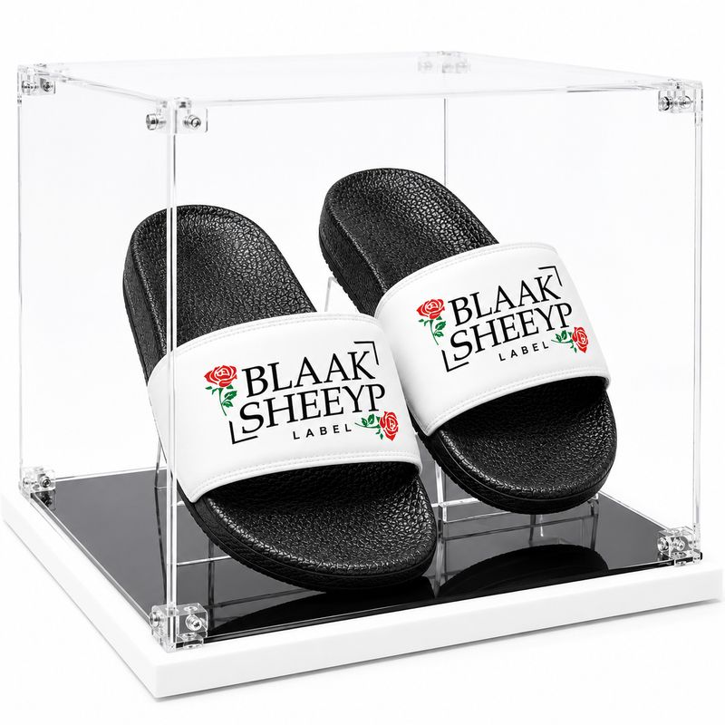 AWASSI Premium Women’s Slides | BLAAK SHEEYP LABEL (WHITE)