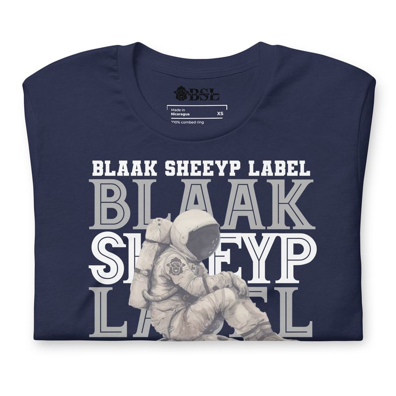 Targhee Premium T-Shirt | BLAAK SHEEYP LABEL  (NAVY)