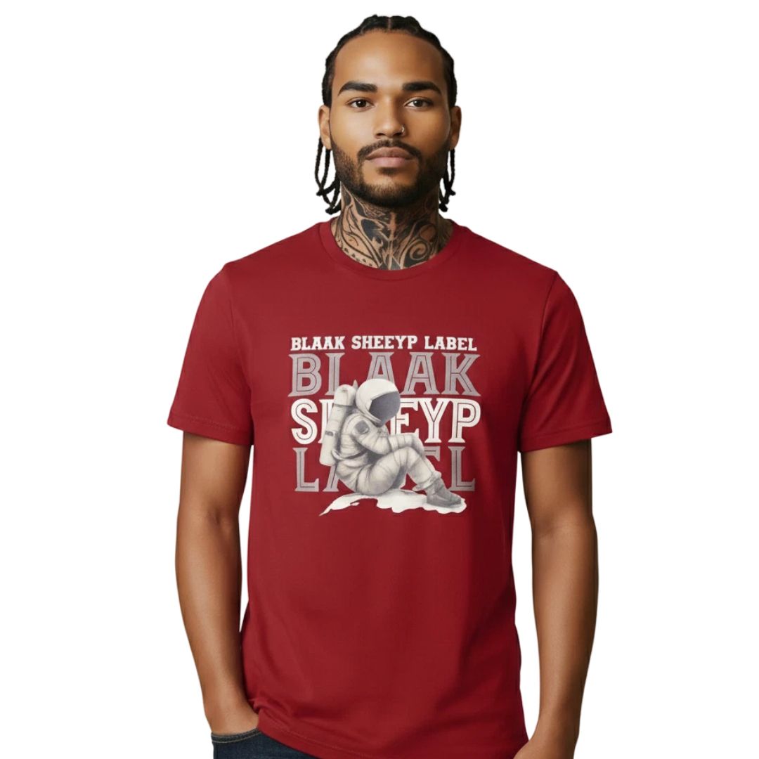 Targhee Premium T-Shirt | BLAAK SHEEYP LABEL (CARDINAL)
