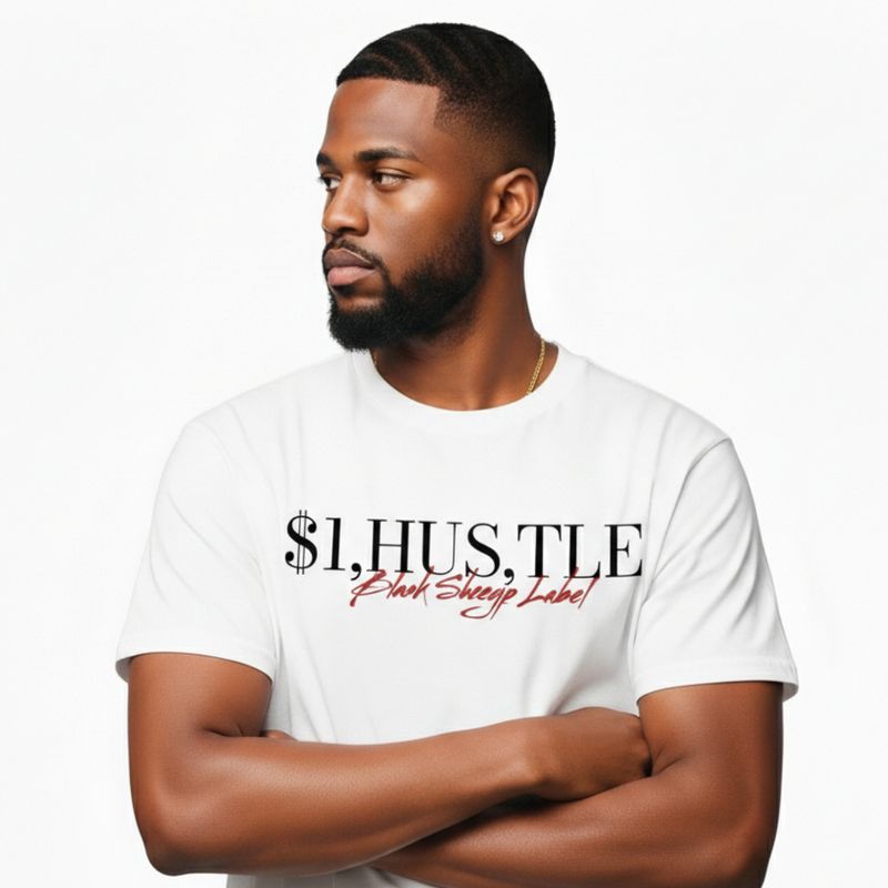 RAMBOUILLET Premium T-Shirt | BLAAK SHEEYP LABEL (WHITE)
